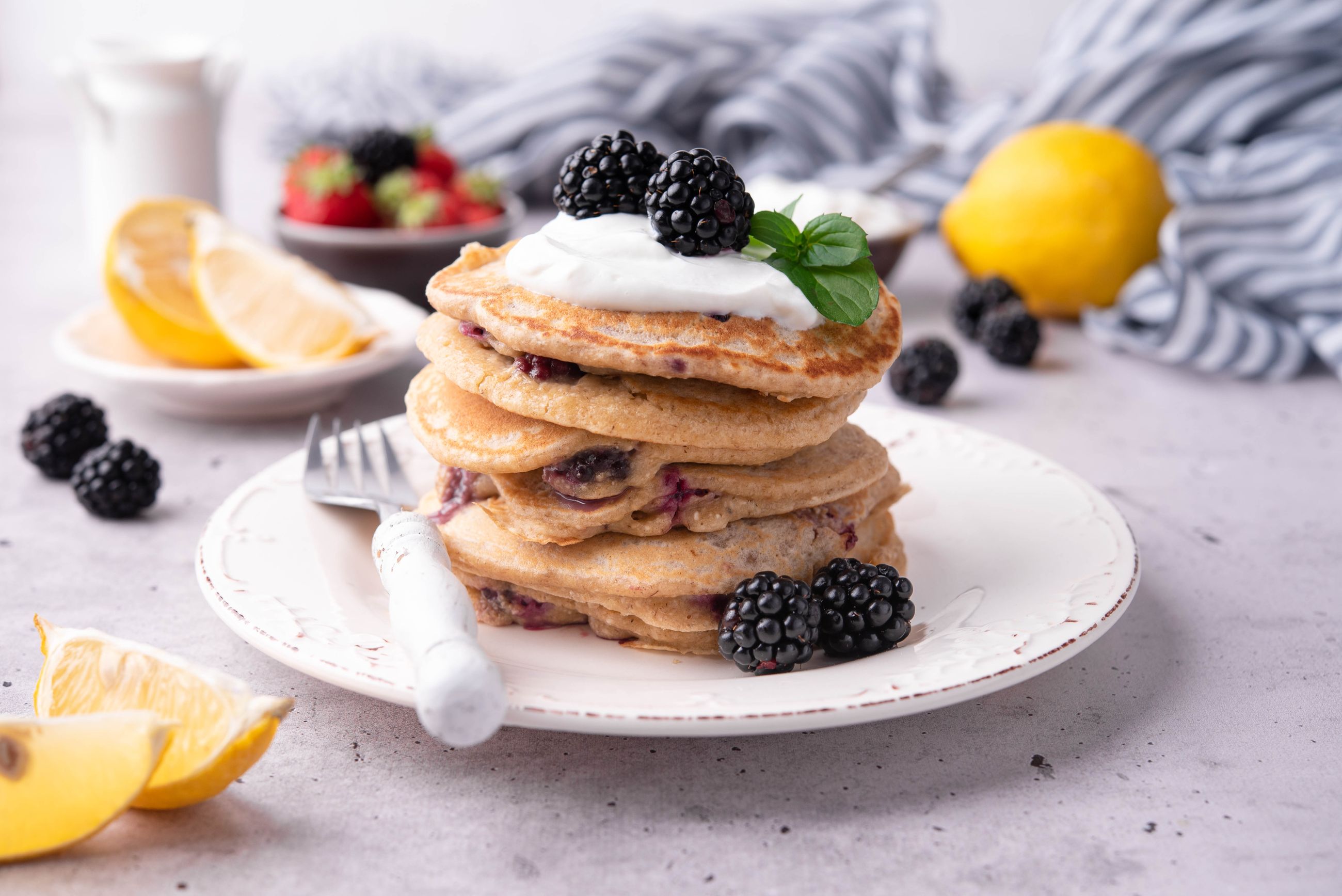 Skyr Oat Pancakes